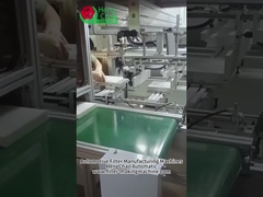 Bordas da colagem do equipamento de fabricação da tela de filtro no filtro ambos os lados