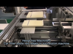 Filtros de carro colar duas bordas em máquina sucessão
